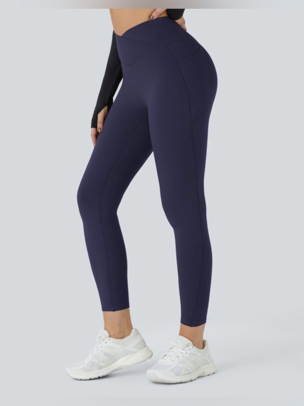 halara pet hair resistant thermal crossover leggings